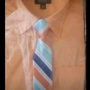 Boys dress shirt & tie
